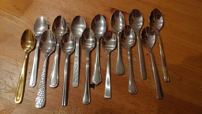 Stolen Teaspoons. 😅🙈