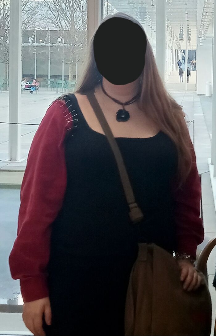 Not A Great Pic, But This Shirt I Made Out Of 2 Shirts And A Bunch Of Safety Pins. Looks Better In Person, But This Is The Best Picture I Have