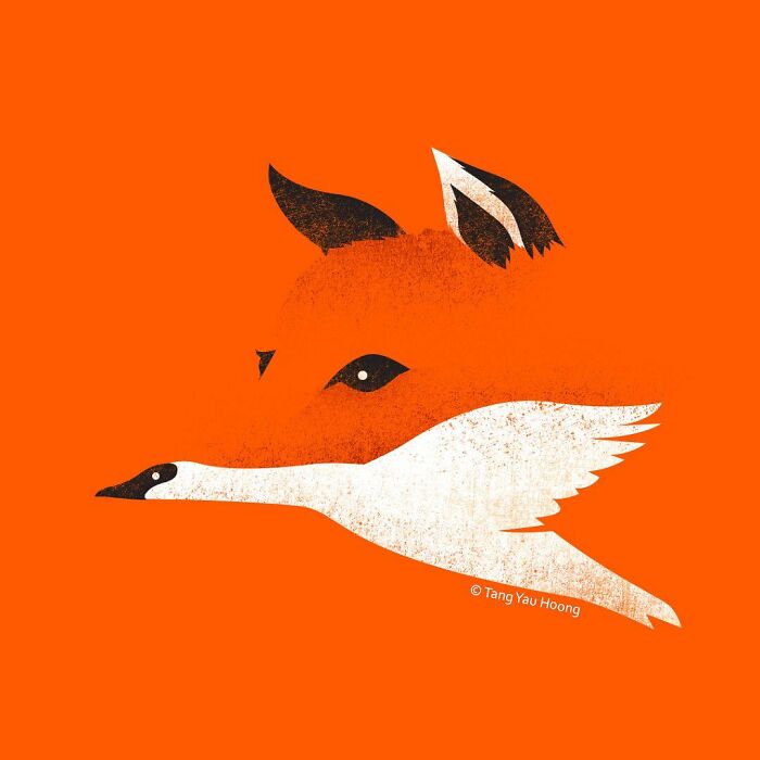 30 Clever Illustrations By Tang Yau Hoong That Make Use Of Negative Space