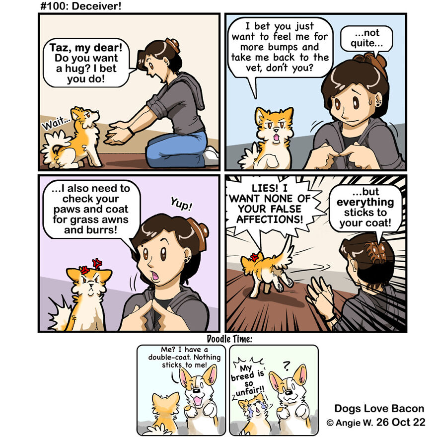 25 Comics That I Drew About The Lives Of My Rescue Dogs!