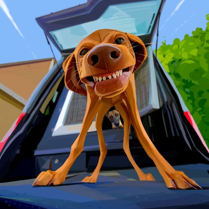 Have Fun With The Fabulous Portraits Of Albeniz Rodriguez, The Artist Who Shows The Happy Side Of Animals (41 Pics)