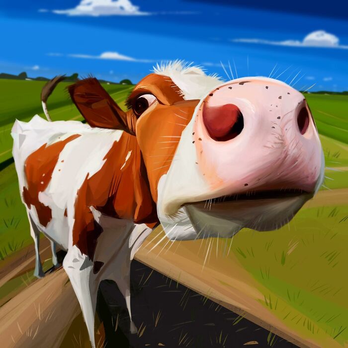 Have Fun With The Fabulous Portraits Of Albeniz Rodriguez, The Artist Who Shows The Happy Side Of Animals (41 Pics)