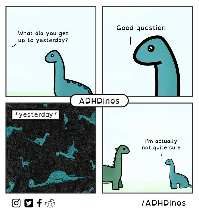 27 New Adhdinos Comics About The Adhd Experience In Adulthood