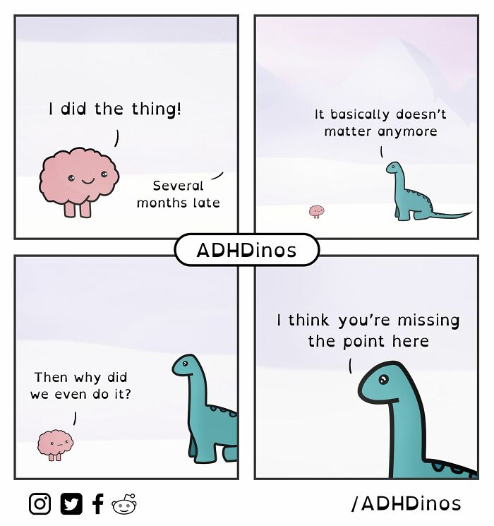 27 New Adhdinos Comics About The Adhd Experience In Adulthood