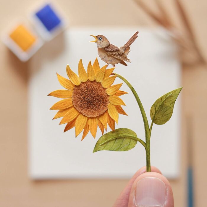 All The Beauty Of Nature Shown In Paper Cutouts By An Indian Artist