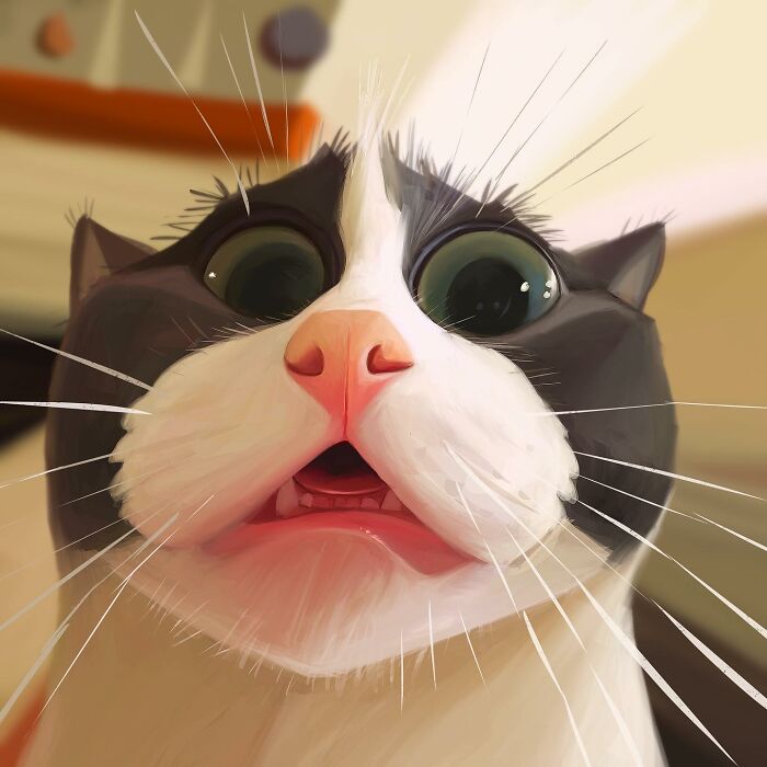 Have Fun With The Fabulous Portraits Of Albeniz Rodriguez, The Artist Who Shows The Happy Side Of Animals (41 Pics)