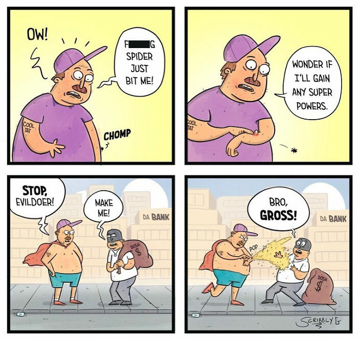 Artist’s 26 New Dark Comics That Always Come With Hilarious Twist