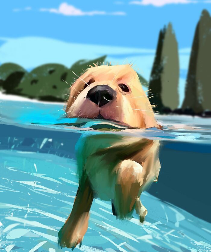 Have Fun With The Fabulous Portraits Of Albeniz Rodriguez, The Artist Who Shows The Happy Side Of Animals (41 Pics)