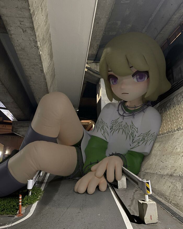 This Artist Digitally Places Giant Inflatable Women Around The City And It Looks Very Real (21 Pics)