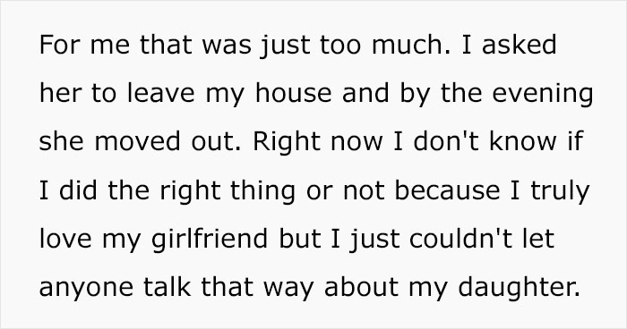 Man Asks Internet To Tell Him If He Is A Jerk For Telling Girlfriend Not To Regulate How His Daughter Looks