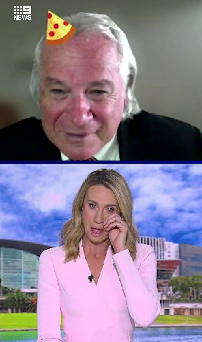 People Are Cracking Up At This Cute Interview Guest Accidentally Changing His Background And Filter From Goofy To Goofier