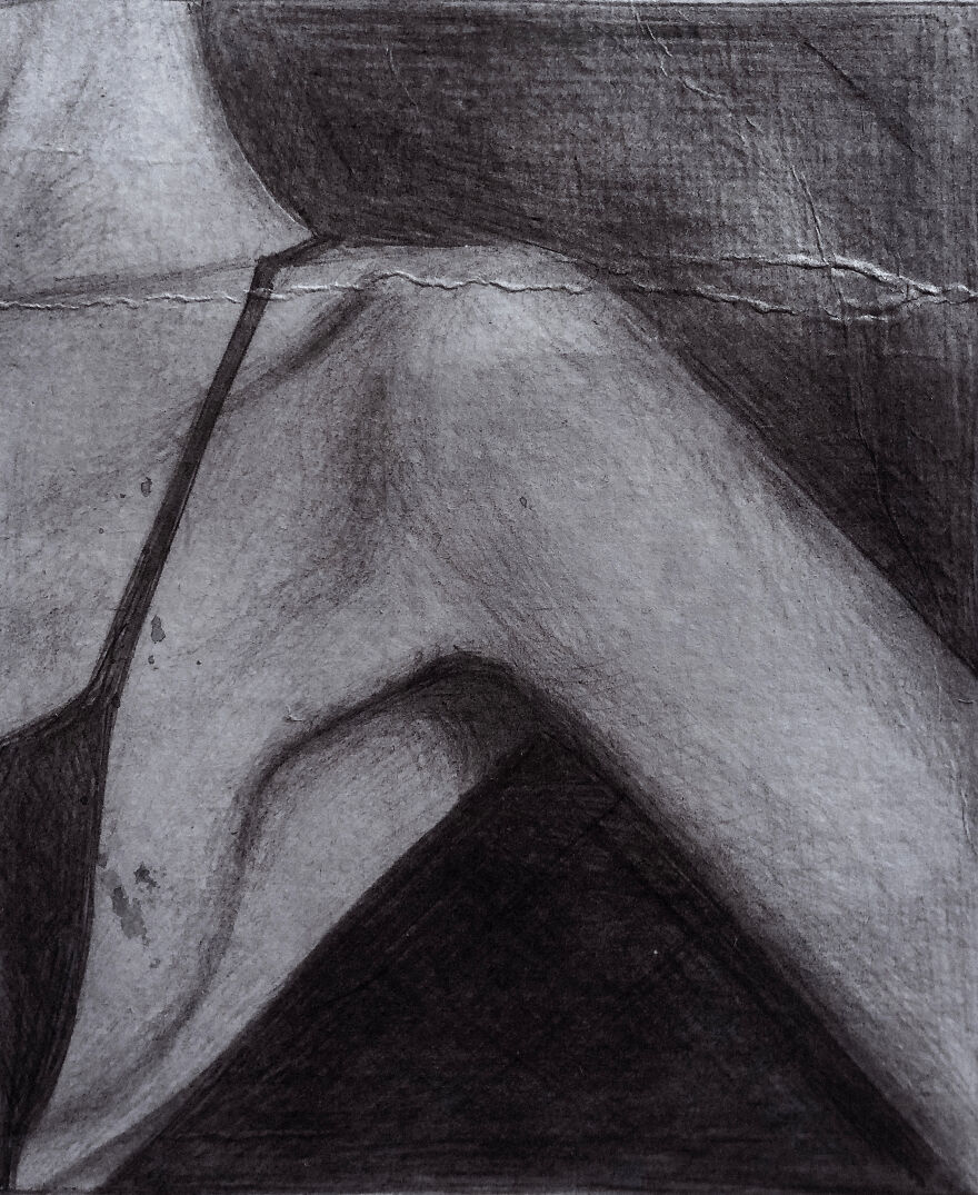 I Drew 6 Images In Pencil That Depict Feminine Beauty