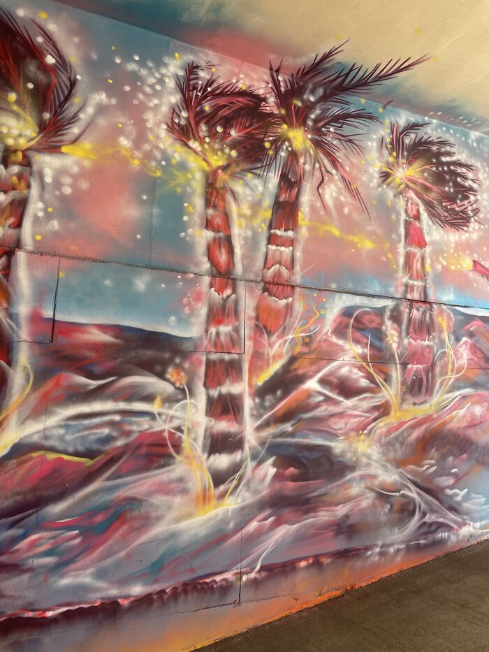 Found This In A Parking Garage (All The Walls Were Covered With Art, This Was Just The Best Pic I Took)