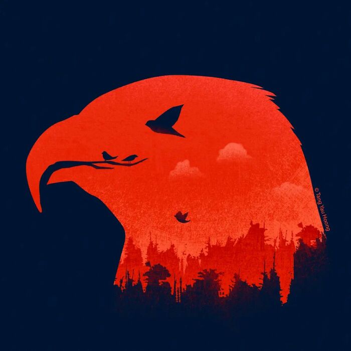30 Clever Illustrations By Tang Yau Hoong That Make Use Of Negative Space