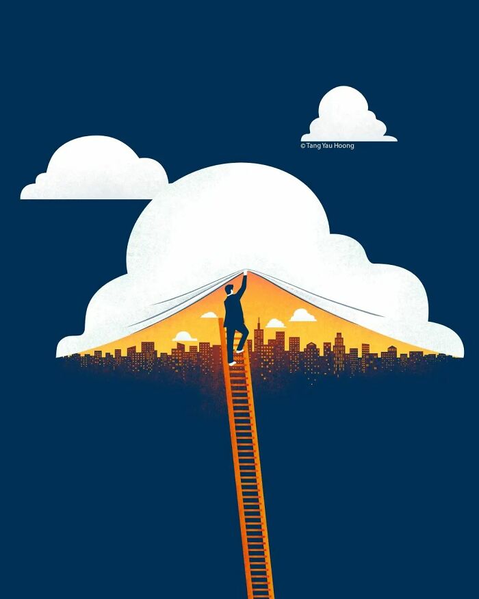 Negative Space Art By Tang Yau Hoong