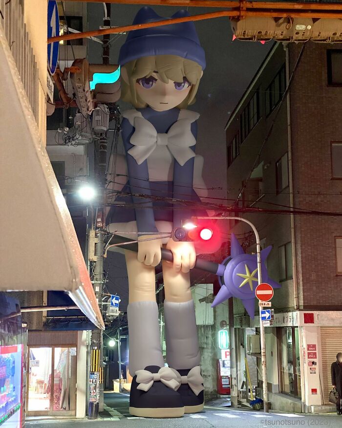 This Artist Digitally Places Giant Inflatable Women Around The City And It Looks Very Real (21 Pics)