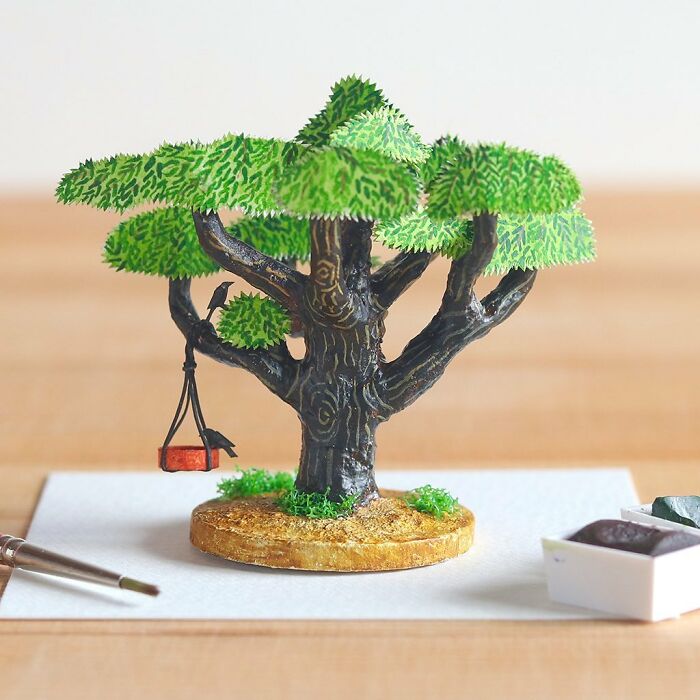 All The Beauty Of Nature Shown In Paper Cutouts By An Indian Artist