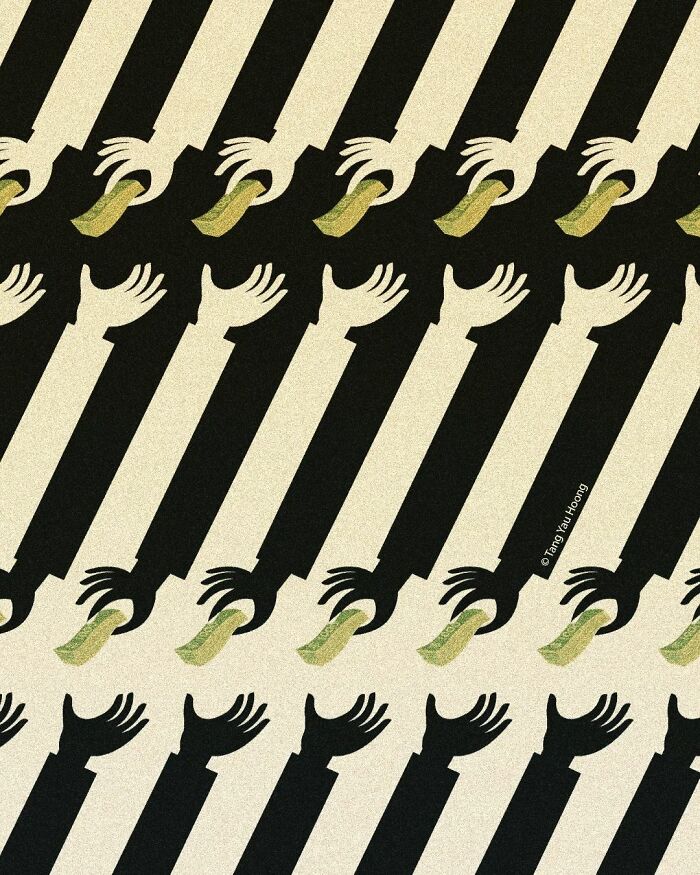 30 Clever Illustrations By Tang Yau Hoong That Make Use Of Negative Space