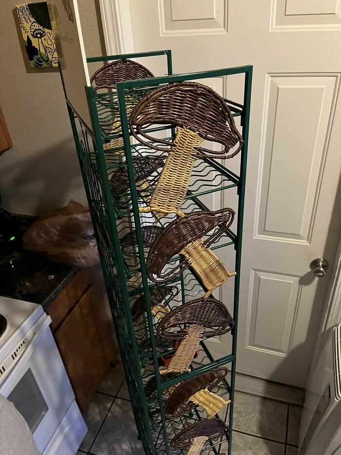 I Was Scrolling Offerup For Something Completely Unrelated When I Stumbled Across This Unique Cutie And Knew My Oldest Just Had To Have It (She Collects The Merry Mushroom Stuff)