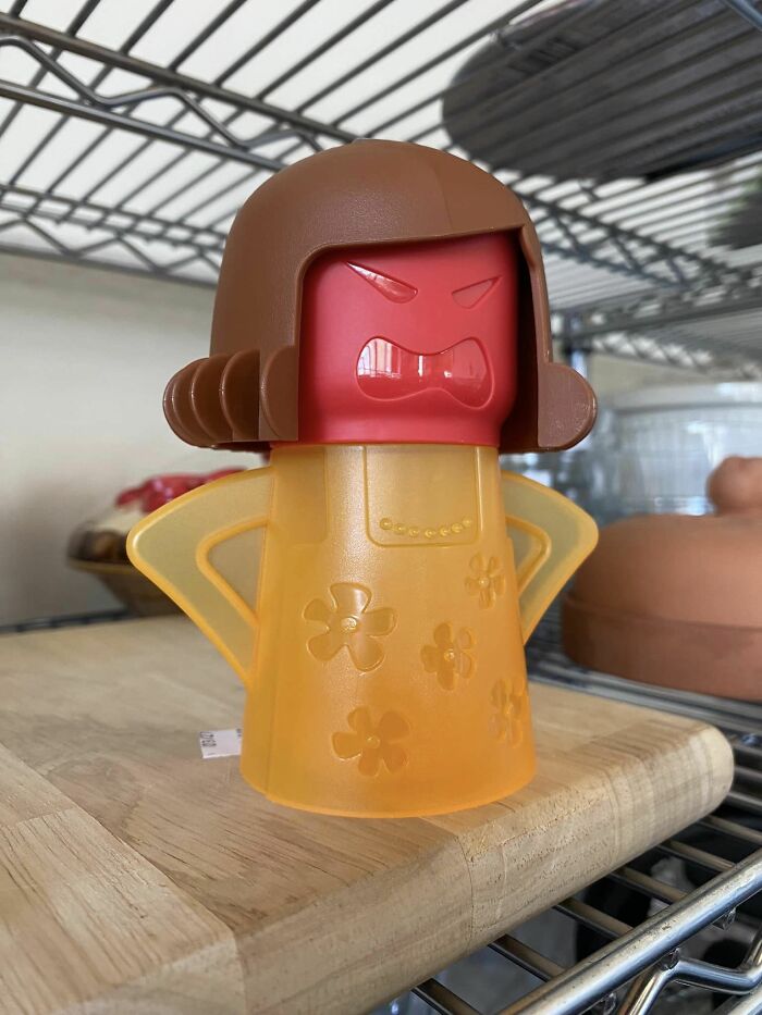 Found This Angry Little Lady At My Local Thrift Store. Unsure Of Her Use, So There She Sits To Find Someone Else To Scowl At!