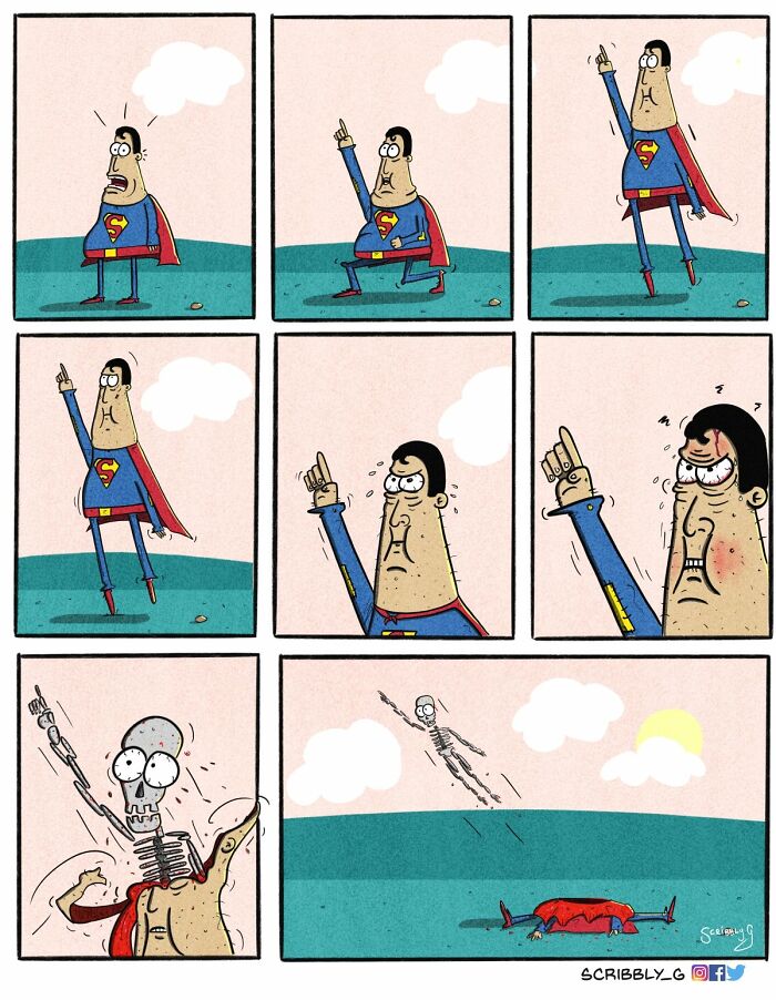 Artist’s 26 New Dark Comics That Always Come With Hilarious Twist