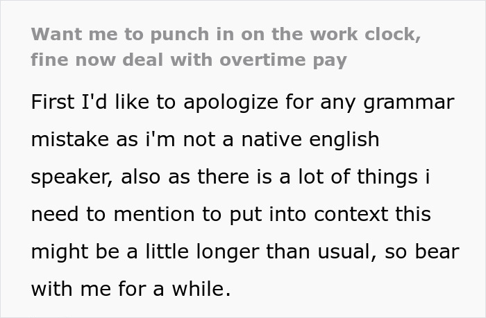 Boss Demands Employee Punch In All Work Hours, Expects To Pay Him Less But He Gets A 30% Raise Instead