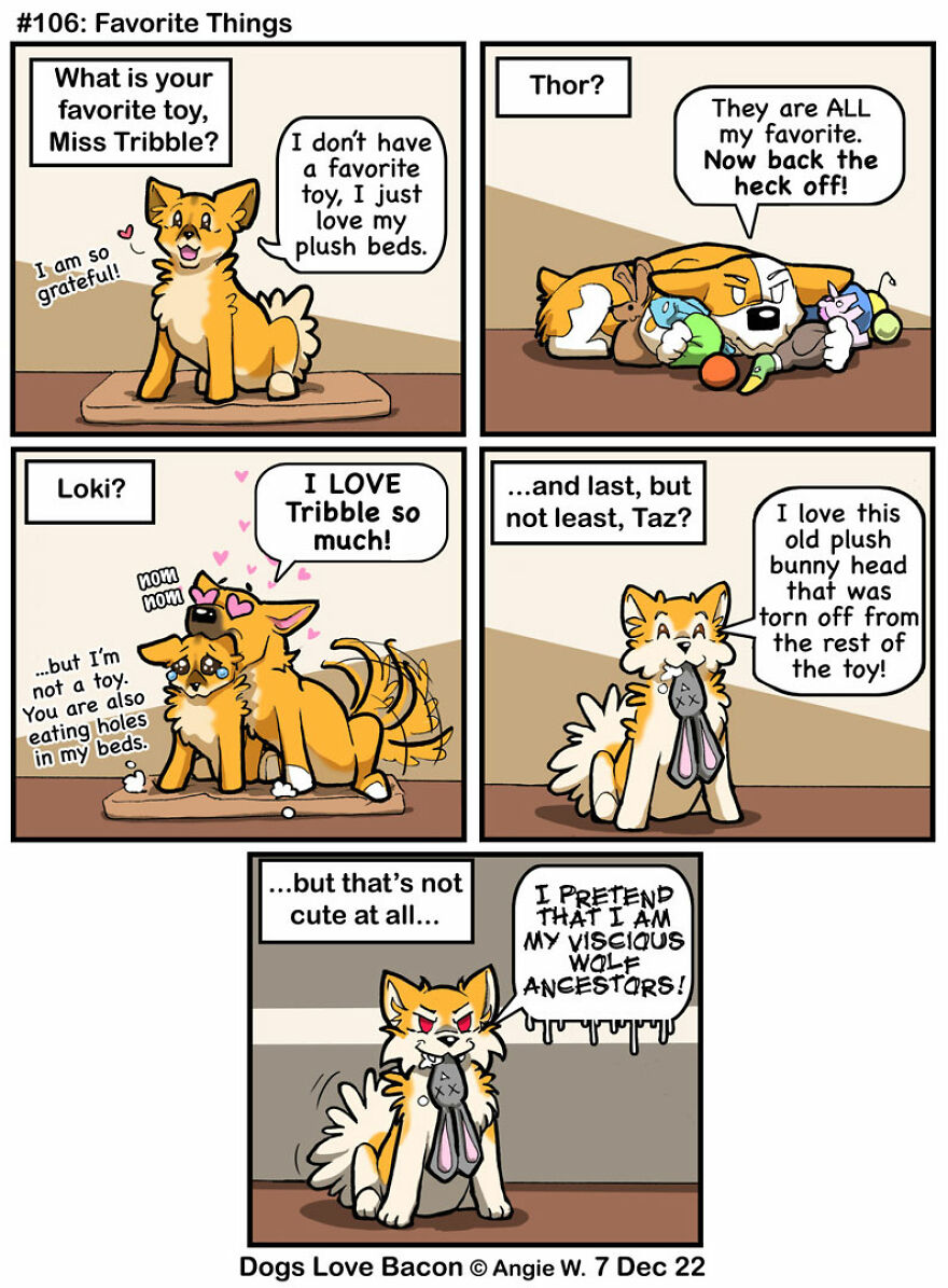 25 Comics That I Drew About The Lives Of My Rescue Dogs!