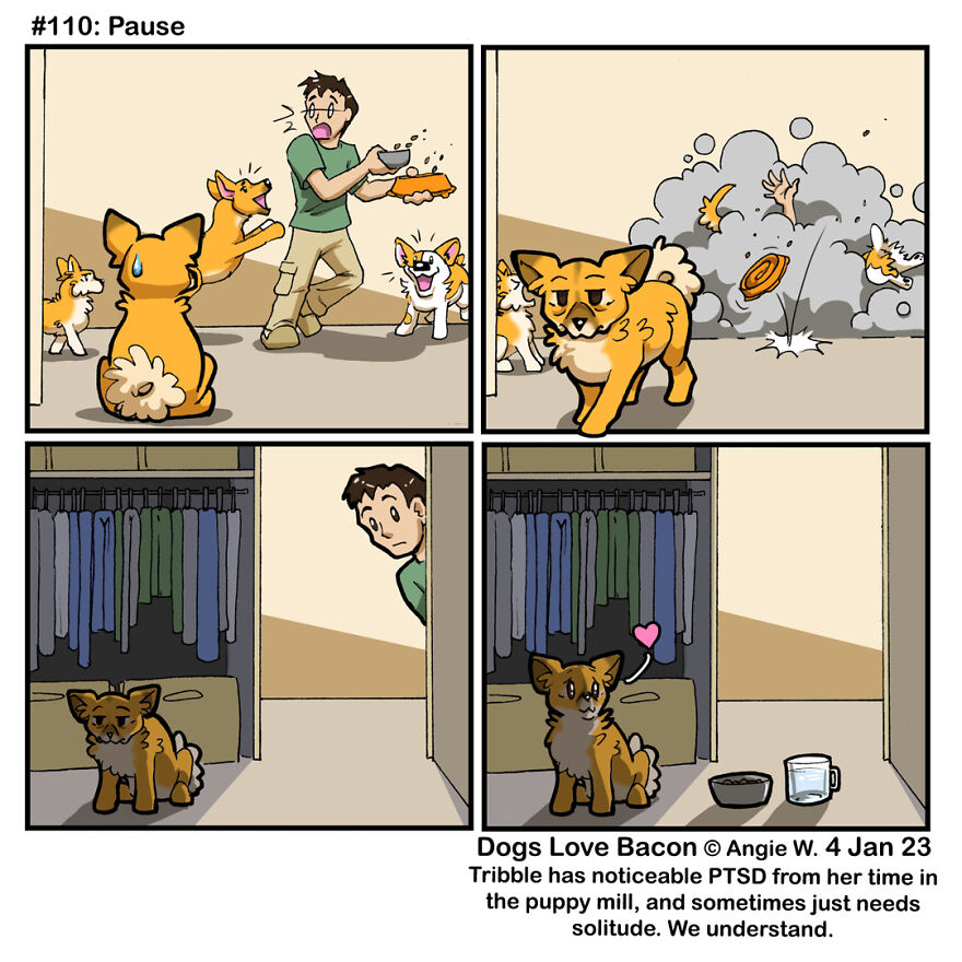 25 Comics That I Drew About The Lives Of My Rescue Dogs!