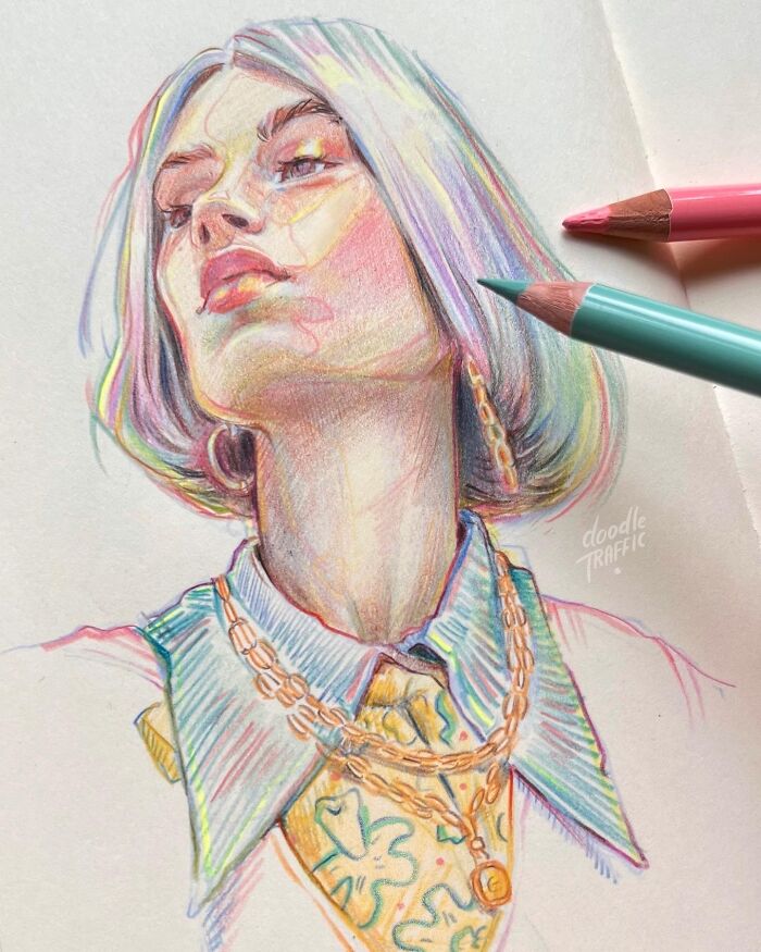 My Self-Taught "Portrait Sketchbooking" Art