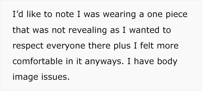 Woman Was About To Check Out In-Laws' New Pool, Only To Learn Women Are Not Allowed To Use It, Refuses To Ever Come Back Woman Was About To Check Out In-Laws' New Pool, Only To Learn Women Are Not Allowed To Use It, Refuses To Ever Come Back