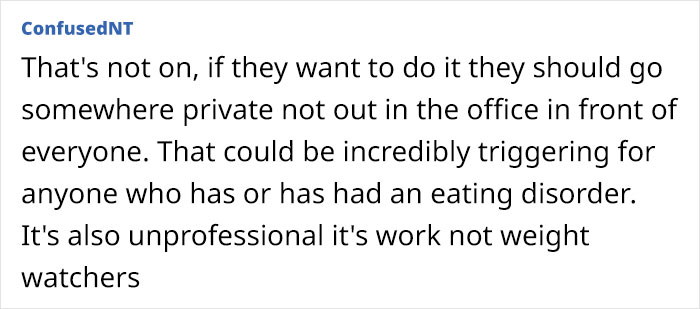 Person Is Left Confused After Their Colleague Brings Scales To Work, Gets Everyone To Weigh Themselves In Front Of Each Other