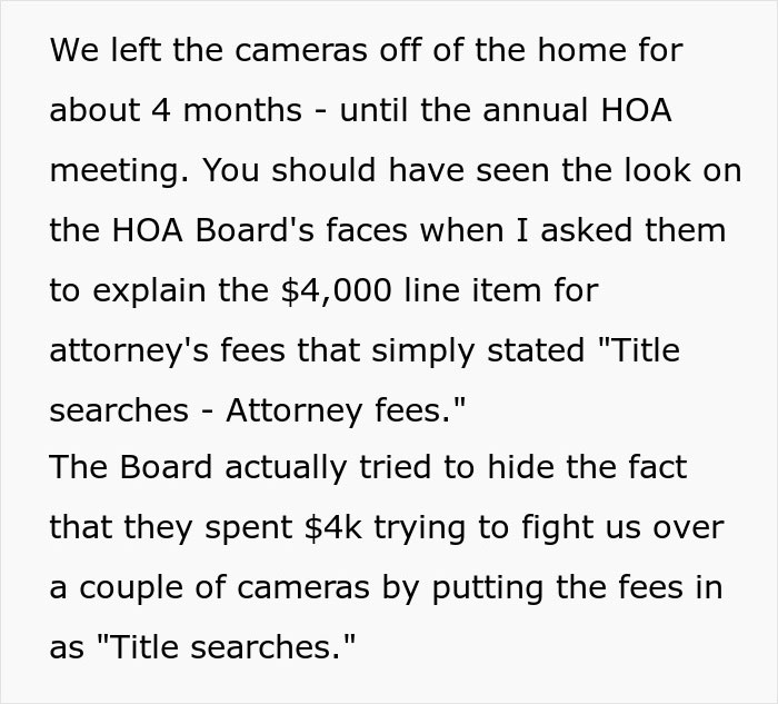 Person Maliciously Complies With HOA Rules, Ends Up Costing Them 16% Of The HOA Income