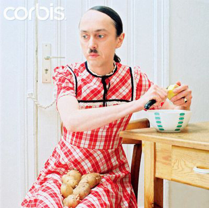 Hitler's Gender Neutral "Grandson" Peeling Potatoes
