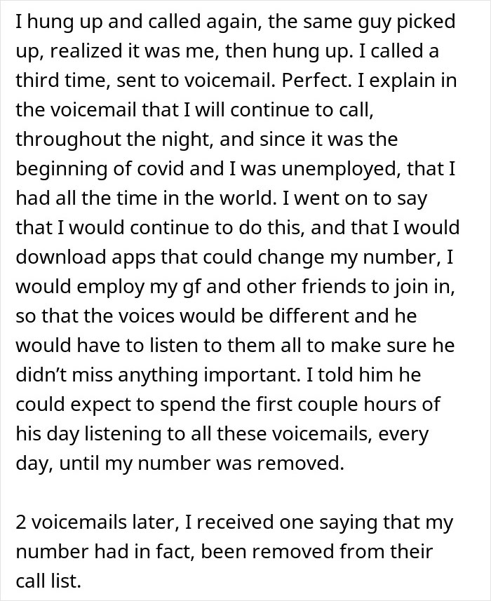 “I Left Over 600 Voicemails”: Attorney Shares His Revenge Story After Debt Collector Harasses Him Over His Ex-Wife’s Debt “I Left Over 600 Voicemails”: Attorney Shares His Revenge Story After Debt Collector Harasses Him Over His Ex-Wife’s Debt