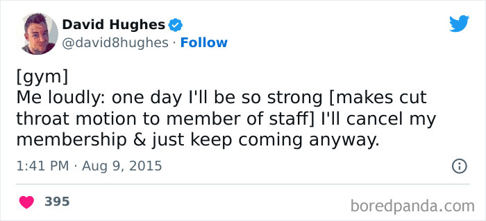 Funny gym meme about canceling gym membership but still attending.