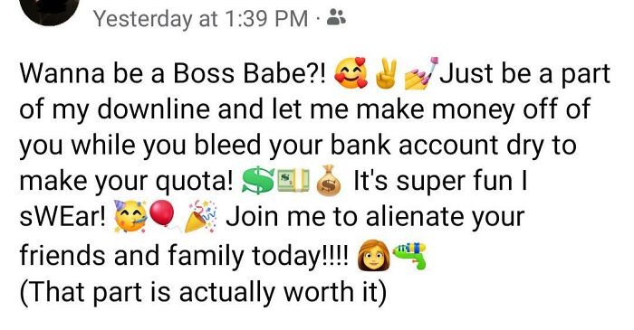 I Was Sick To My Stomach Thinking My Friend Got Sucked In