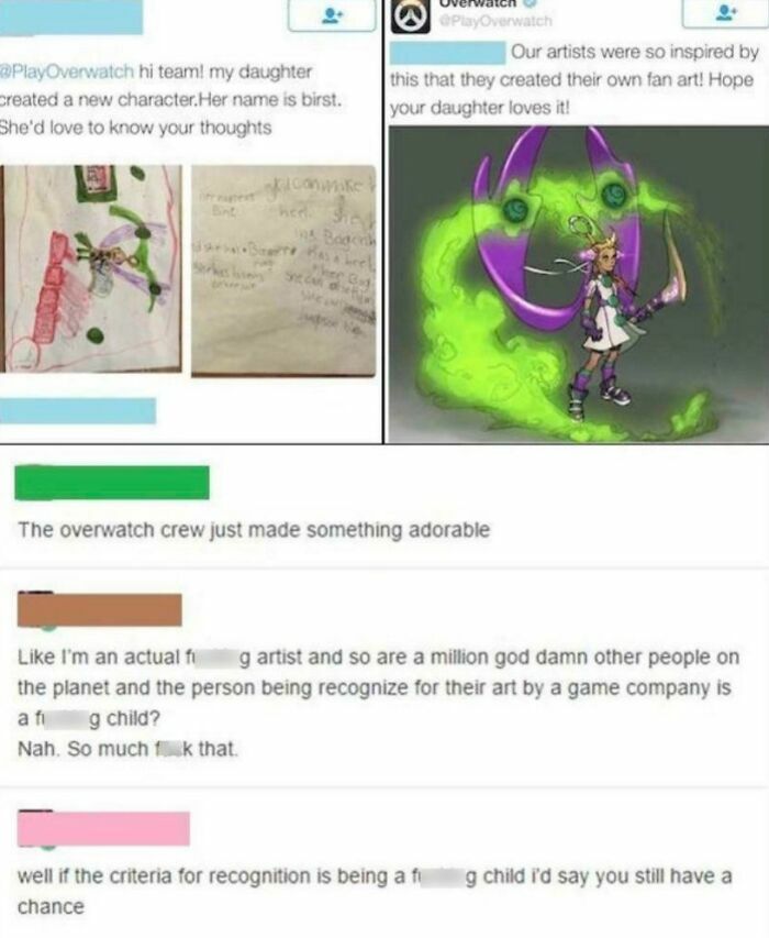 Getting Mad Because A Child’s Art Got Recognized