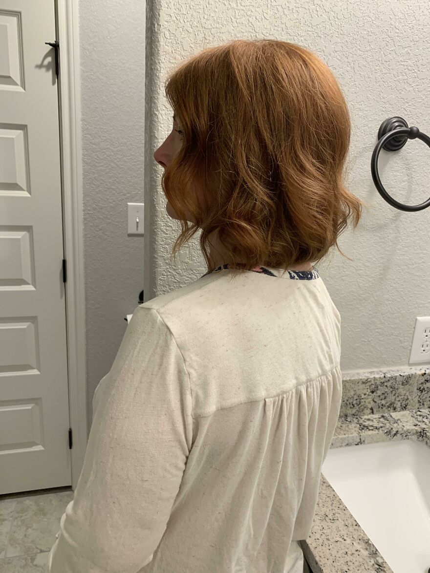 My Wife Decided To Go Red Headed. Oh, By The Way She&rsquo;s 66 Years Old. We&rsquo;ll Have Been Married 40 Years In December. I&rsquo;m A Lucky Man.