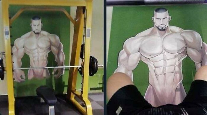Giga Chad Bench Spotter
