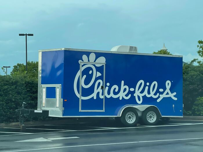 Blue Chick-Fil-A