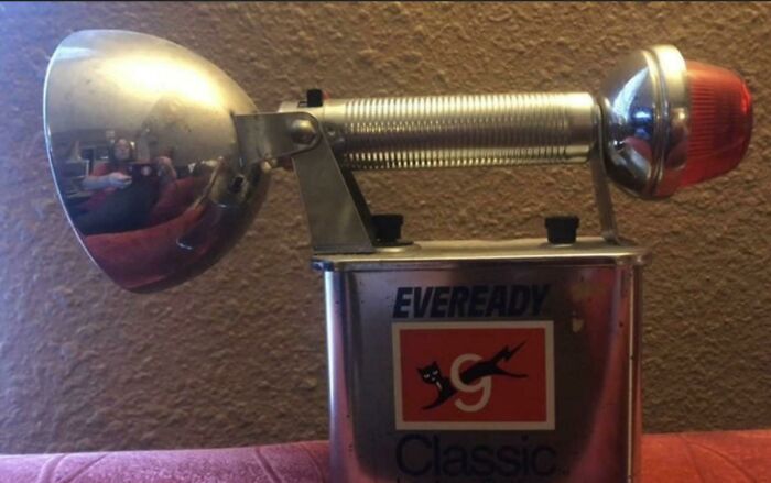 Ray-O-Vac Sportsman Red Flasher Lantern Circa '72