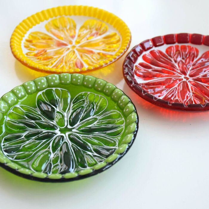 I Decided To Repeat My Favorite Lemon Plates In A Different Color. Which One Do You Like More - Green Or Red? Or Yellow Is Your Favorite?