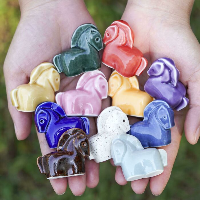 A Handful Of Miniature Ceramic Horses I Have Been Working Recently. Hope You Guys Like It!
