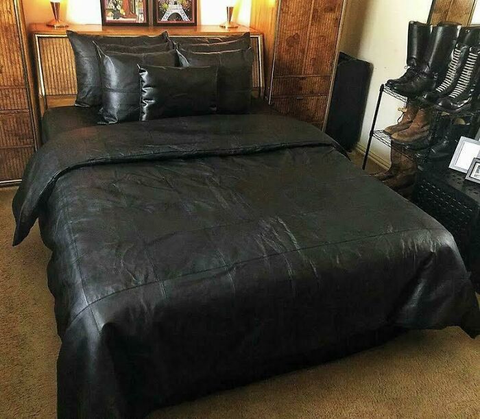 Leather Bed