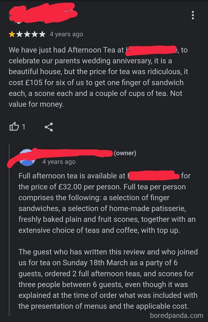 Cb Complaining About The Portion Sizes After Only Ordering Enough For Half Of The Group