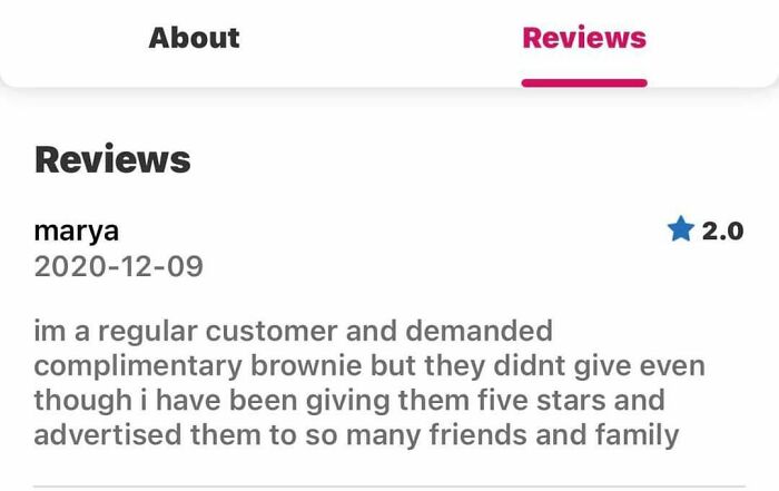 Review Shared By Restaurant Owner In Our Local Group