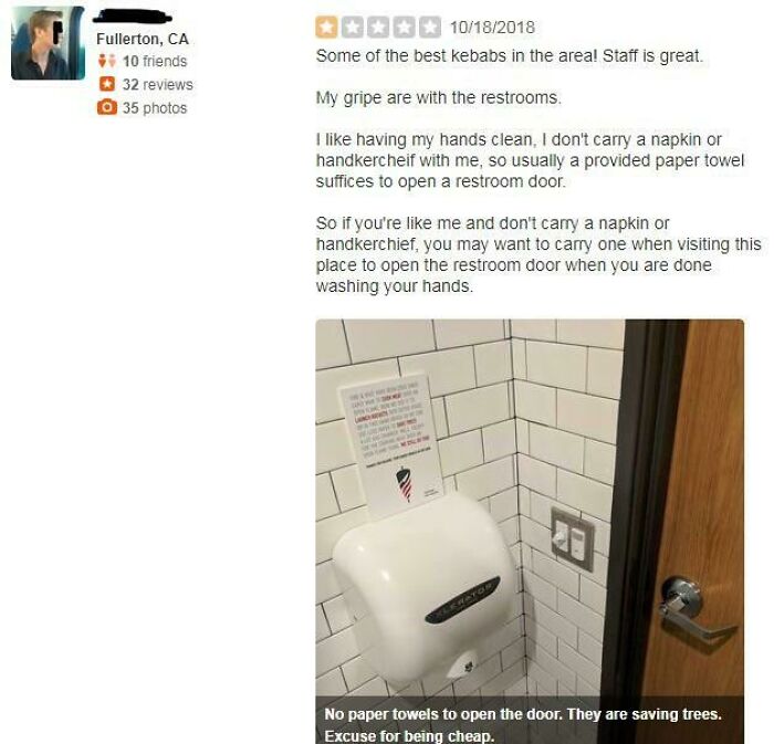 Best Kebabs. Great Staff. One Star