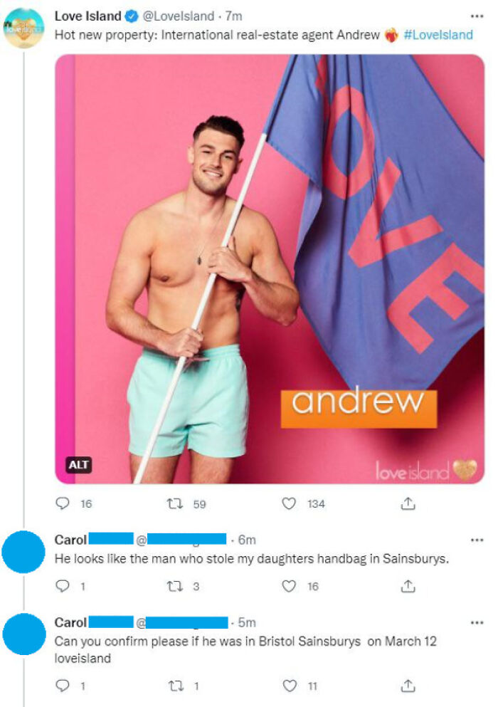 Carol Has Spotted A Thief