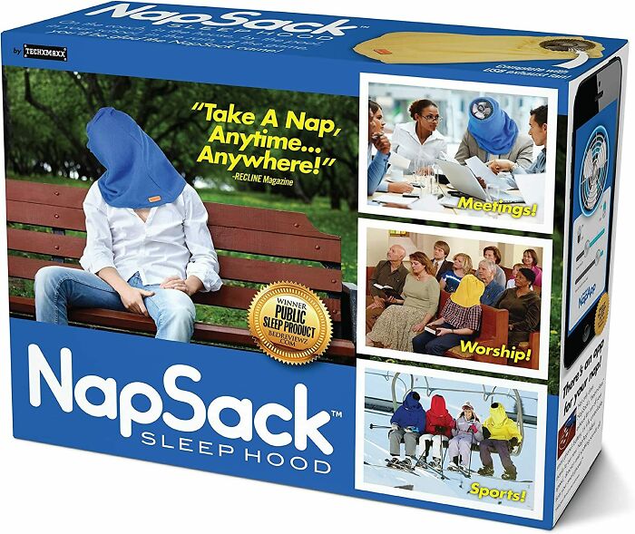 a package with napsack 