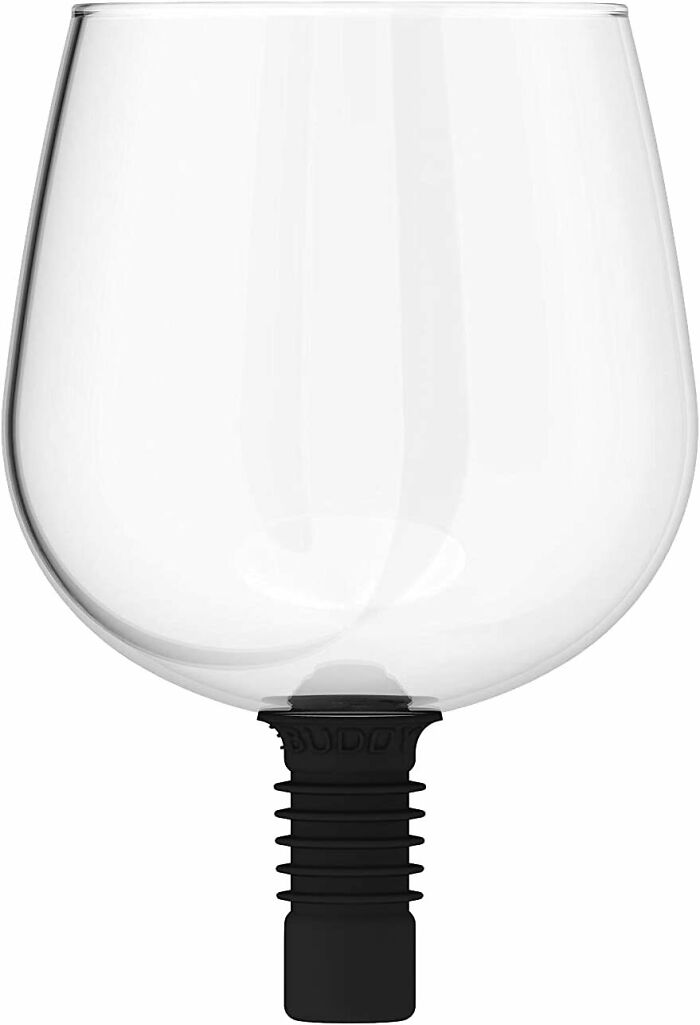 Bottle Topper Wine Glass